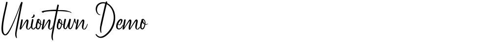Uniontown Demo
