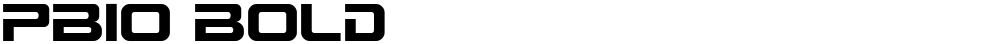 PBIO Bold