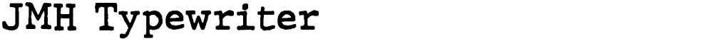 JMH Typewriter