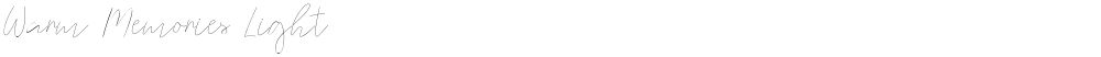Warm Memories Light