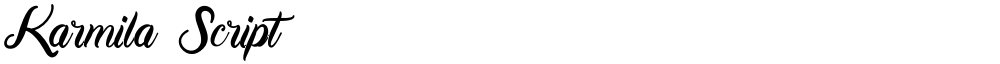 Karmila Script
