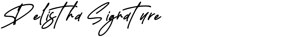 Delistha Signature