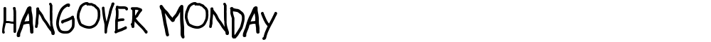 hangover monday