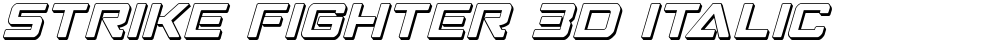 Strike Fighter 3D Italic