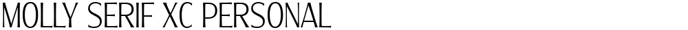 Molly Serif XC PERSONAL