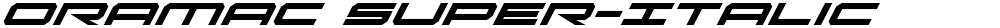 Oramac Super-Italic