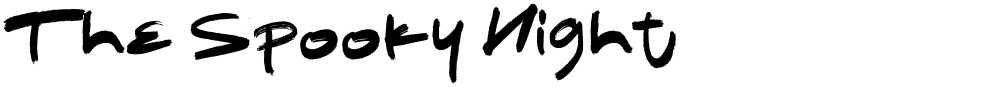 The Spooky Night