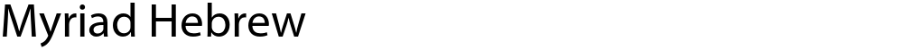 Myriad Hebrew