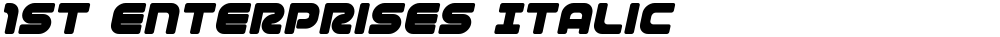 1st Enterprises Italic