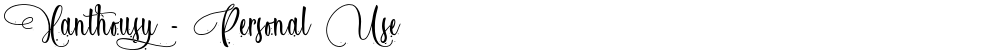 Xanthousy - Personal Use
