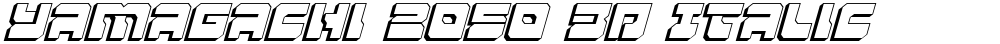 Yamagachi 2050 3D Italic