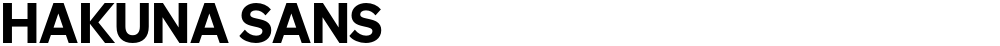 Hakuna Sans