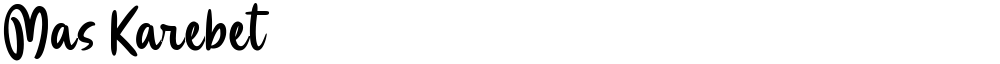 Mas Karebet