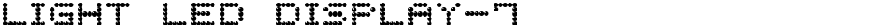 Light LED Display-7