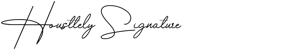 Housttely Signature