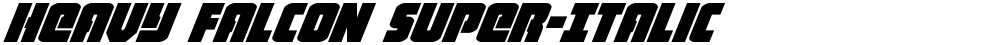 Heavy Falcon Super-Italic