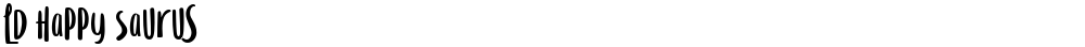 LD Happy Saurus