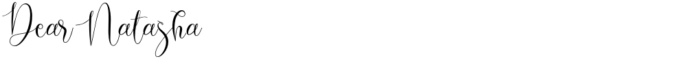 Dear Natasha