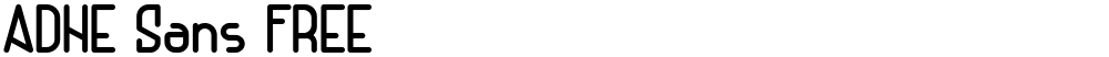 ADHE Sans FREE