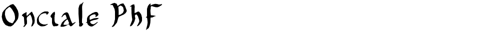 Onciale PhF