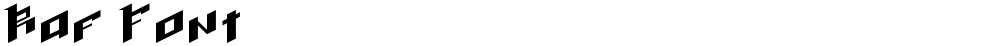 Raf Font