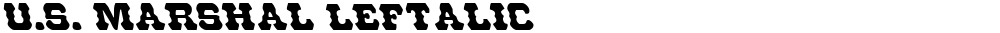 U.S. Marshal Leftalic