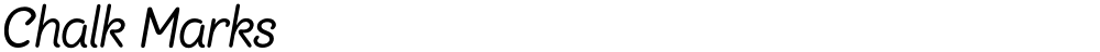 Chalk Marks