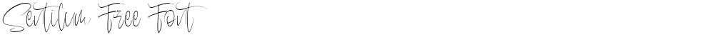 Sentilum Free Font