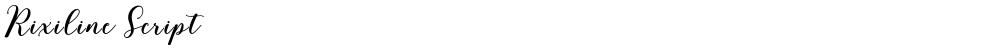 Rixiline Script