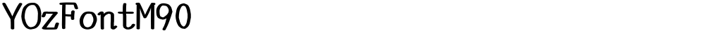 YOzFontM90