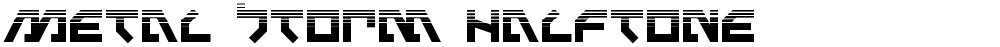 Metal Storm Halftone