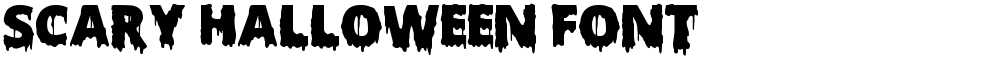 Scary Halloween Font