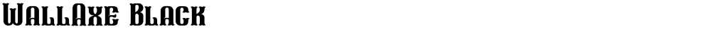 WallAxe Black