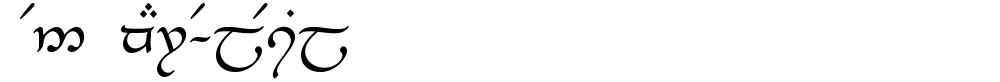 Tengwar-Elesil