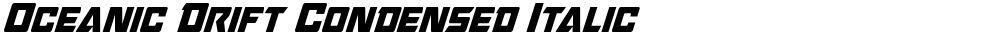 Oceanic Drift Condensed Italic