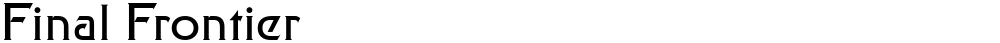 Final Frontier