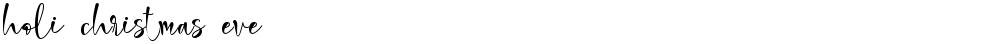 holi christmas eve