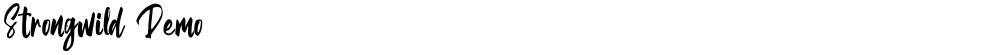 Strongwild Demo