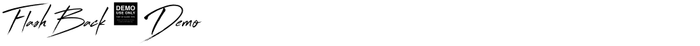 Flash Back - Demo
