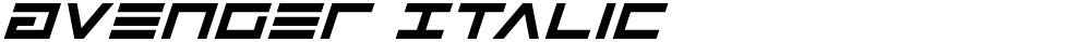 Avenger Italic