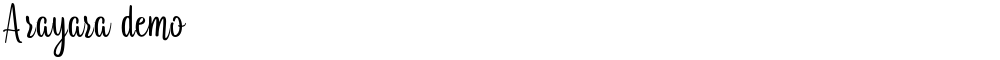 Arayara demo