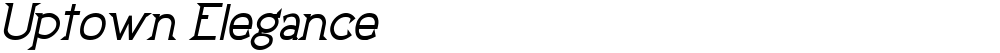 Uptown Elegance