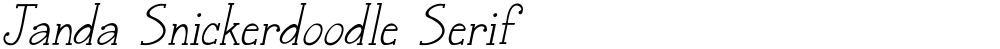 Janda Snickerdoodle Serif