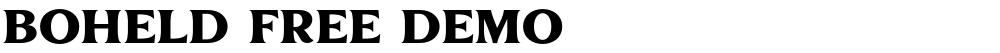 Boheld Free DEMO