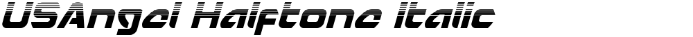 USAngel Halftone Italic