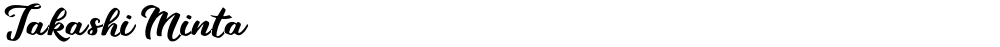 Takashi Minta