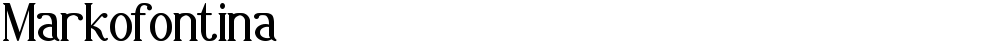 Markofontina