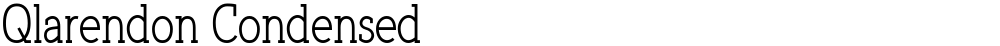 Qlarendon Condensed