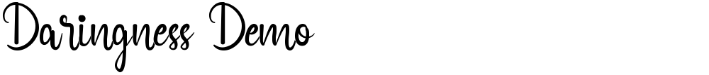 Daringness Demo