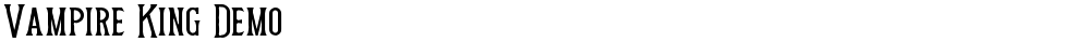 Vampire King Demo